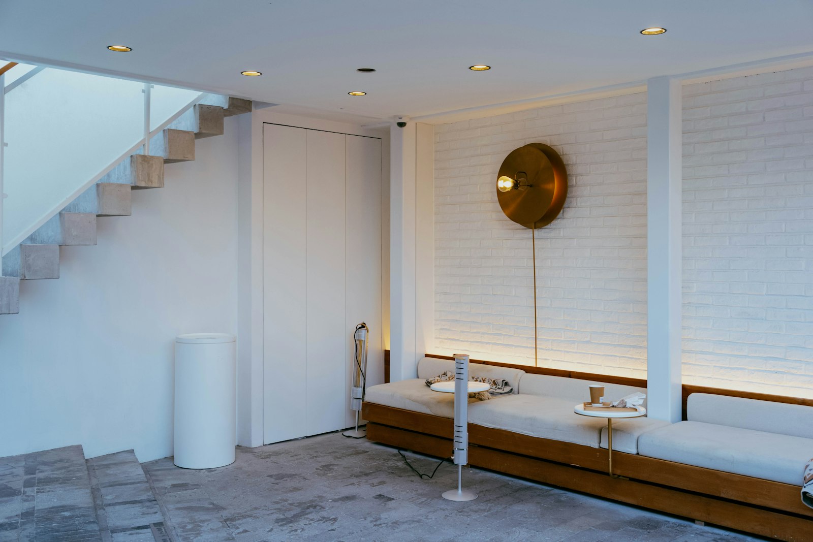 Quiet residential interior with warm natural light